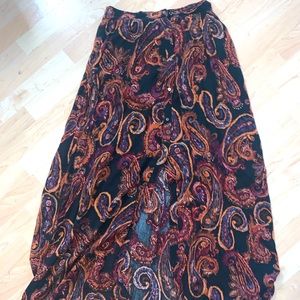 Paisley Maxi Skirt